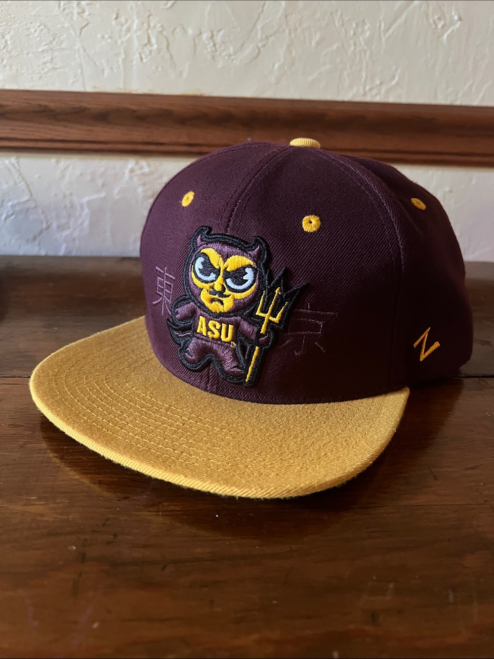 Zephyr ASU Maroon Snapback Hat
